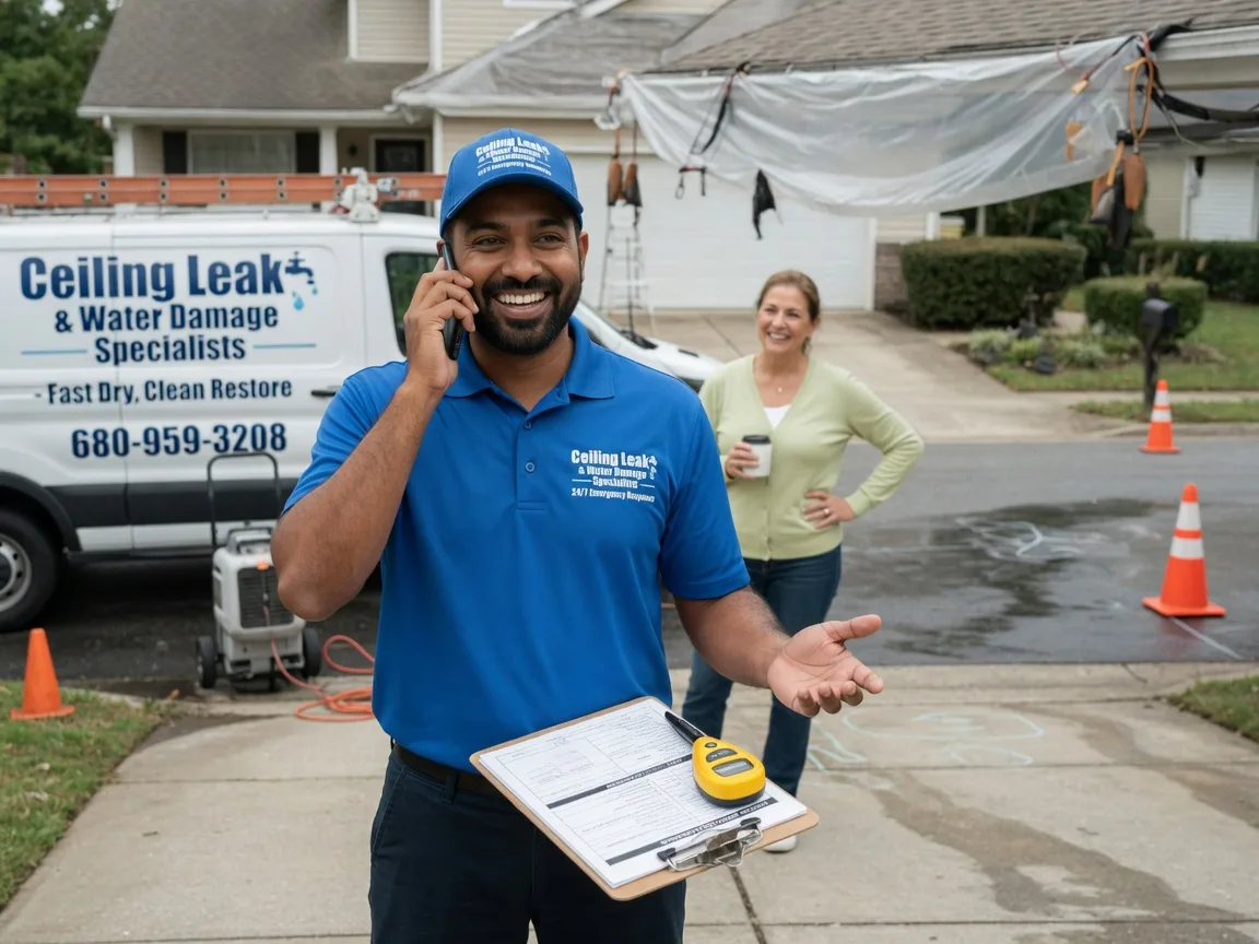 Ceiling Leak Cleanup Dilley, TX FAQs